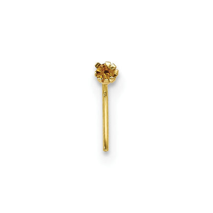 10K Gelbgold 1.5mm Set Of 3 Zirkonia Nasen Studs
