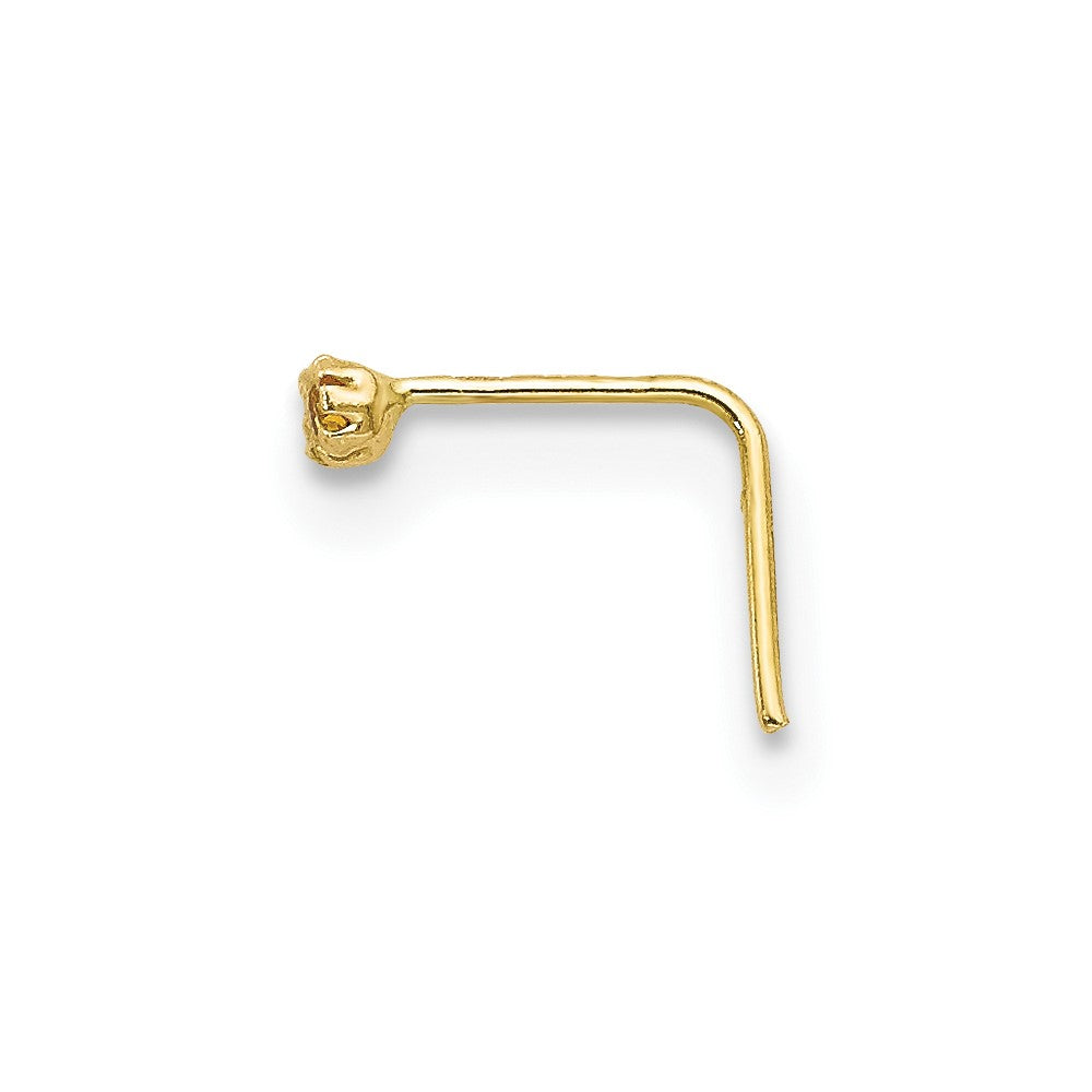 10K Gelbgold 1.5mm Set Of 3 Zirkonia Nasen Studs