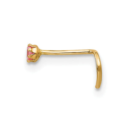 10K Gelbgold Set Of 3 Zirkonia Nasen Studs
