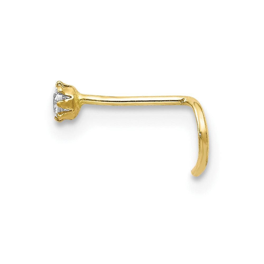 10K Gelbgold Set Of 3 Zirkonia Nasen Studs