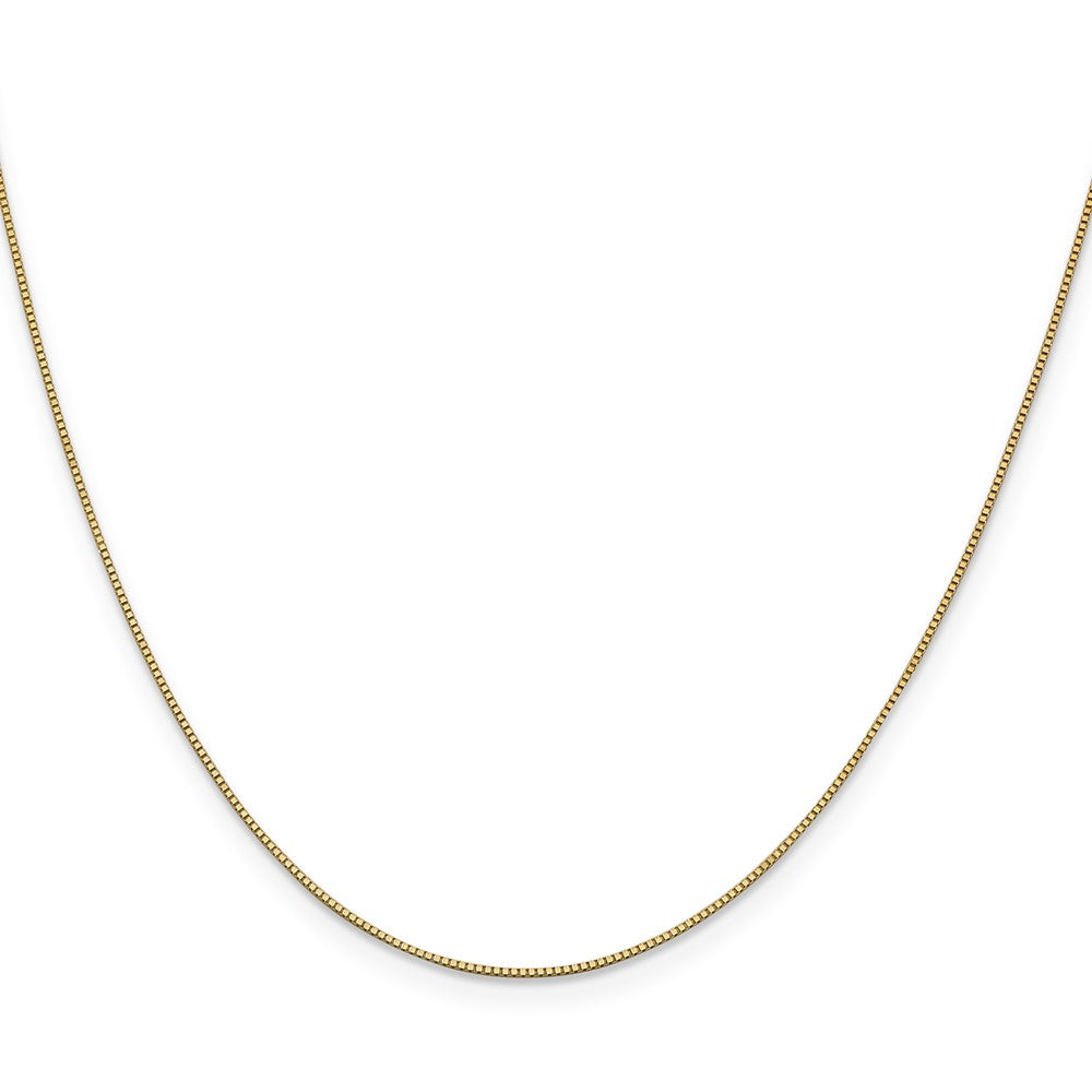 10K Gelbgold.7mm Venezianer mit Karabinerverschluss Halskette
