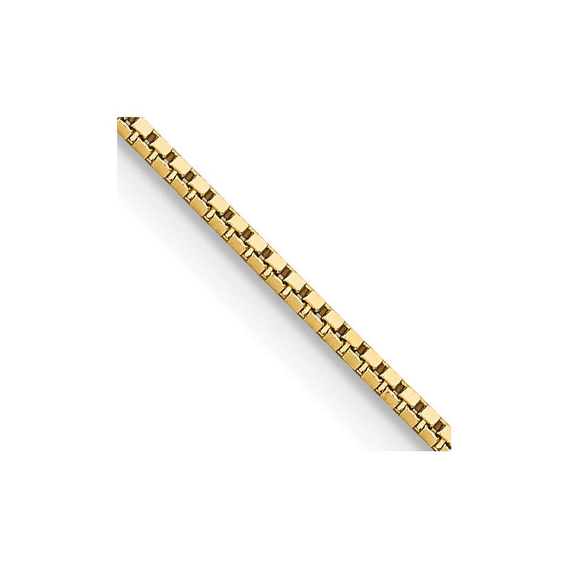 10K Gelbgold.95mm Venezianer Halskette