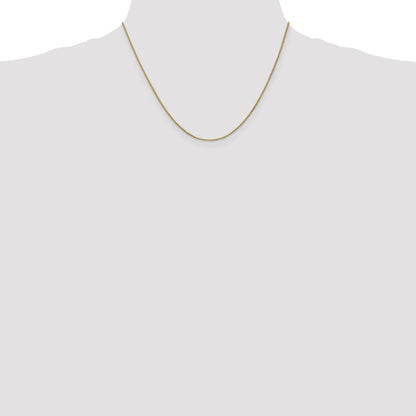10K Gelbgold 1mm Venezianer Halskette
