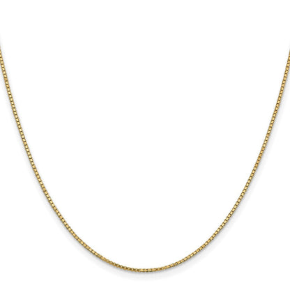 10K Gelbgold 1.1mm Venezianer Halskette