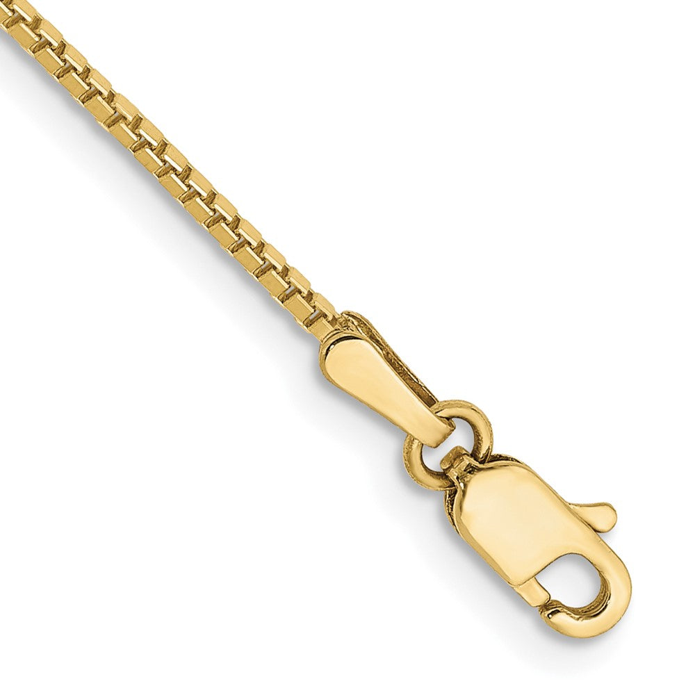 10K Gelbgold 1.1mm Venezianer Kette Fußkettchen