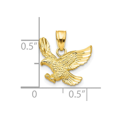 10K Gelbgold Adler Charm