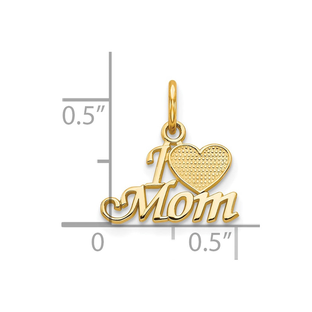 10K Gelbgold Mama Charm
