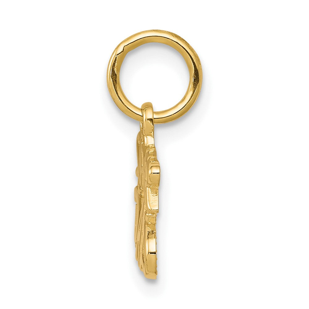 10K Gelbgold Super Dad Charm
