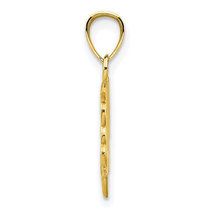 10K Gelbgold Delfin Charm