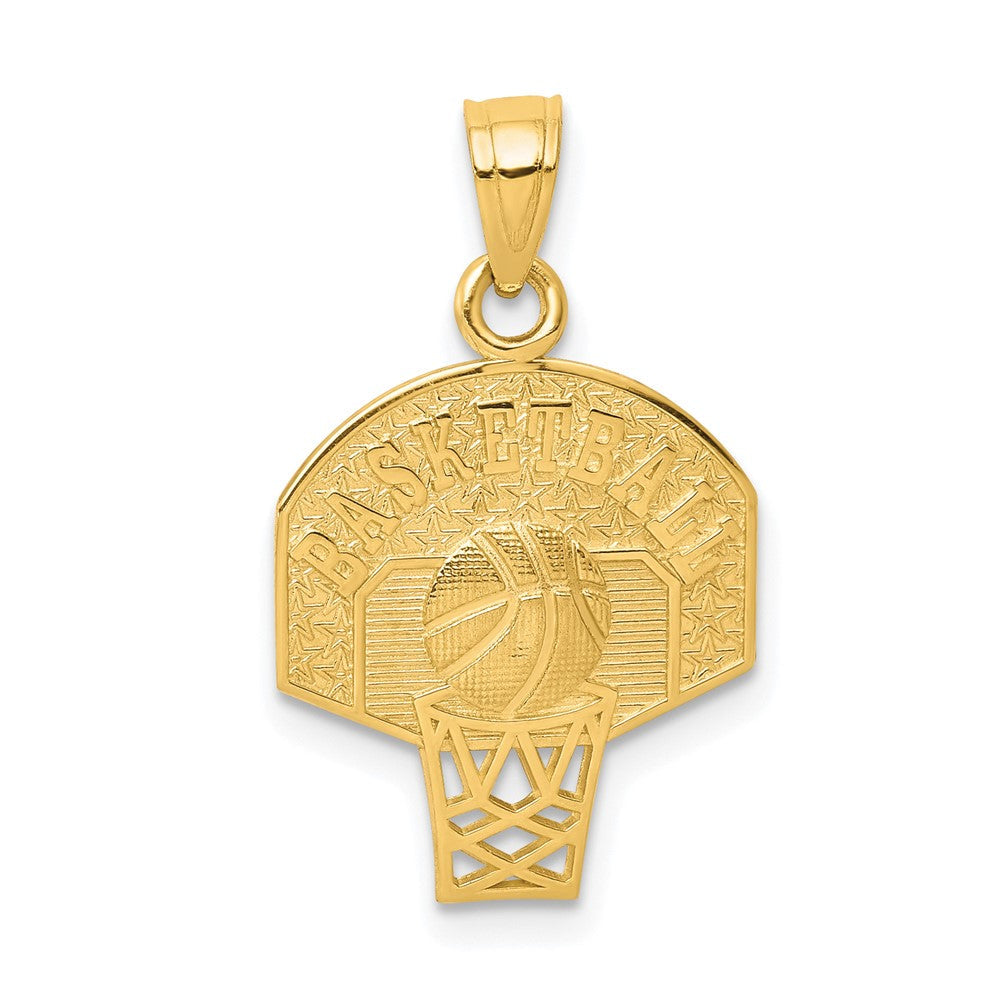 10K Gelbgold Basketball Charm