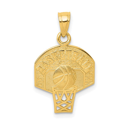 10K Gelbgold Basketball Charm