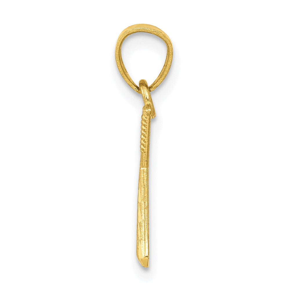 10K Gelbgold Baseball mit Bats Charm