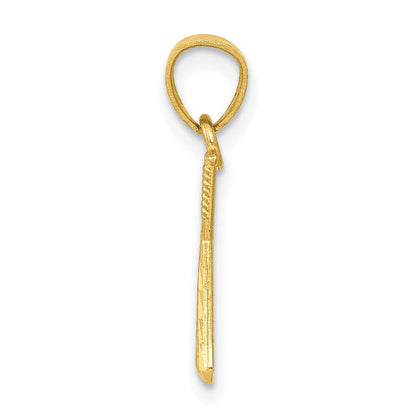 10K Gelbgold Baseball mit Bats Charm