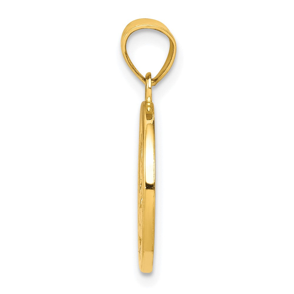10K Gelbgold Nativity Charm