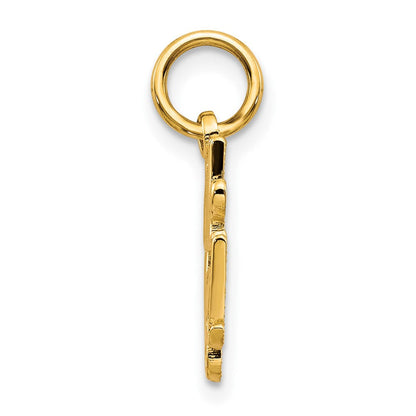 10K Gelbgold Little Engel mit Heiligenschein Charm
