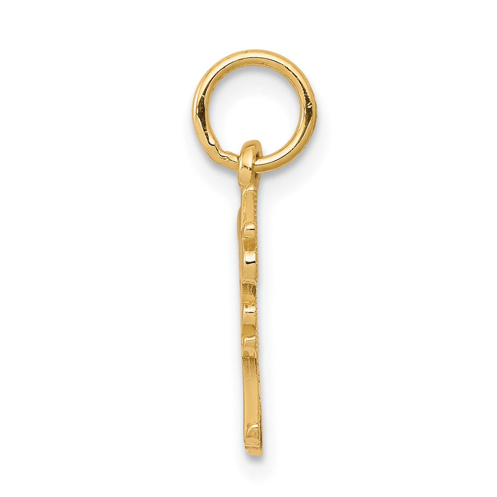 10K Gelbgold Daddys Little Mädchen Charm