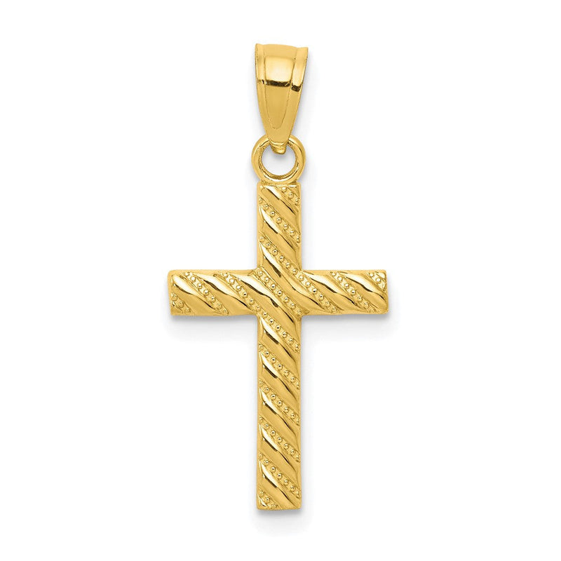 10K Gelbgold Kreuz Anhänger