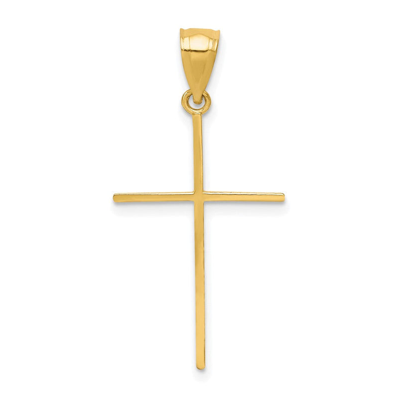 10K Gelbgold Kreuz Anhänger