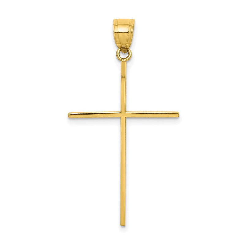 10K Gelbgold Kreuz Anhänger