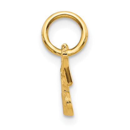 10K Gelbgold Tochter Charm