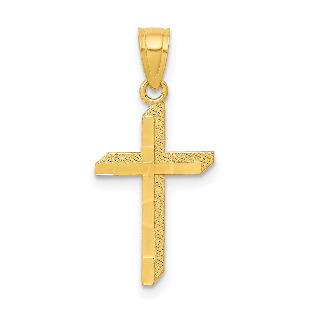 10K Gelbgold Kreuz Anhänger