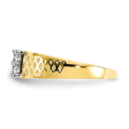 10K Gelbgold Zirkonia Baby Ring