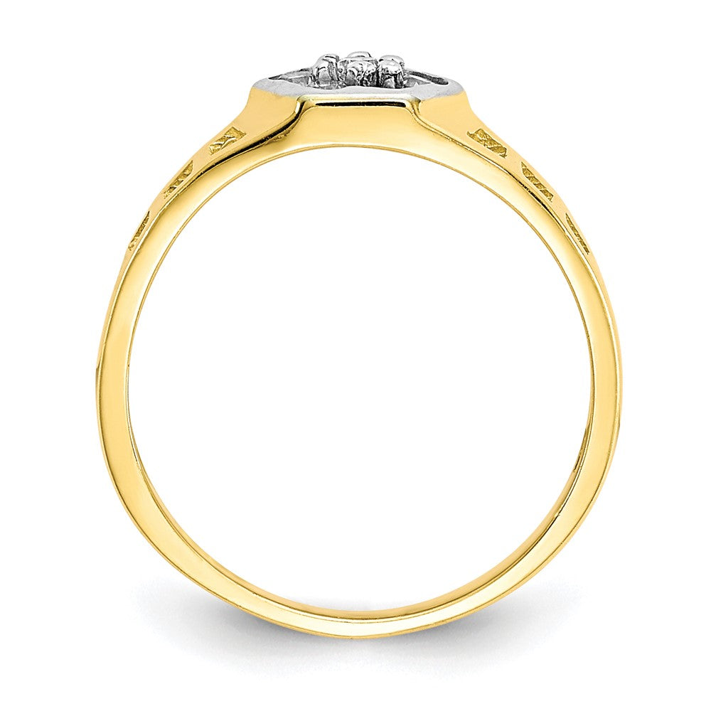 10K Gelbgold Zirkonia Kind Ring