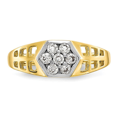 10K Gelbgold Zirkonia Kind Ring