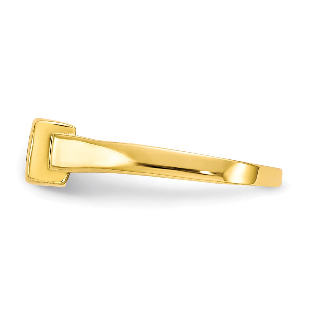10K Gelbgold Zirkonia Zehenring