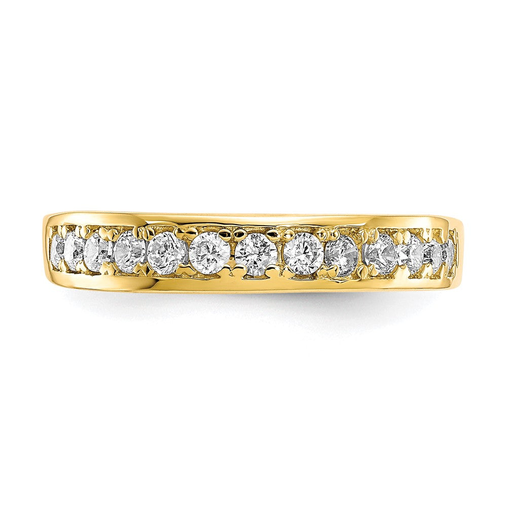 10K Gelbgold I Liebe You für Immer Zirkonia Ring