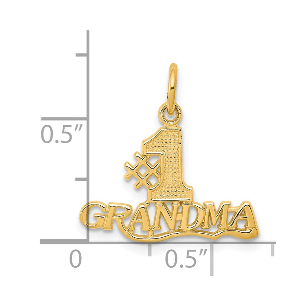 10K Gelbgold #1 Oma Charm