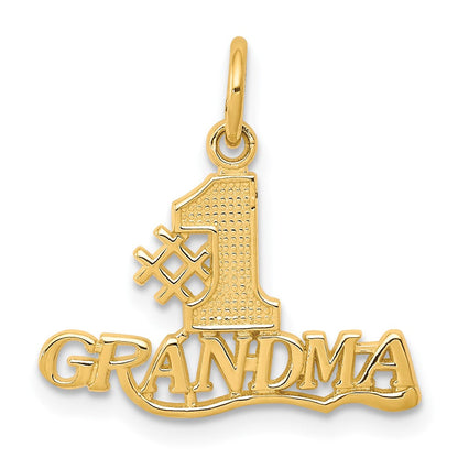 10K Gelbgold #1 Oma Charm