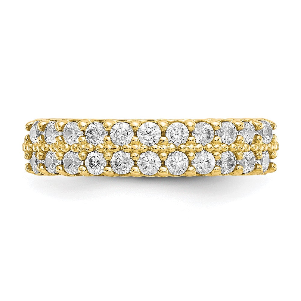 10K Gelbgold Fantasie Zirkonia Ring