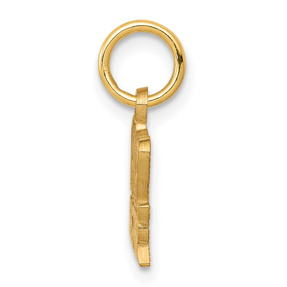 10K Gelbgold Baby Schwester Charm