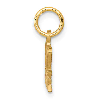10K Gelbgold Baby Schwester Charm