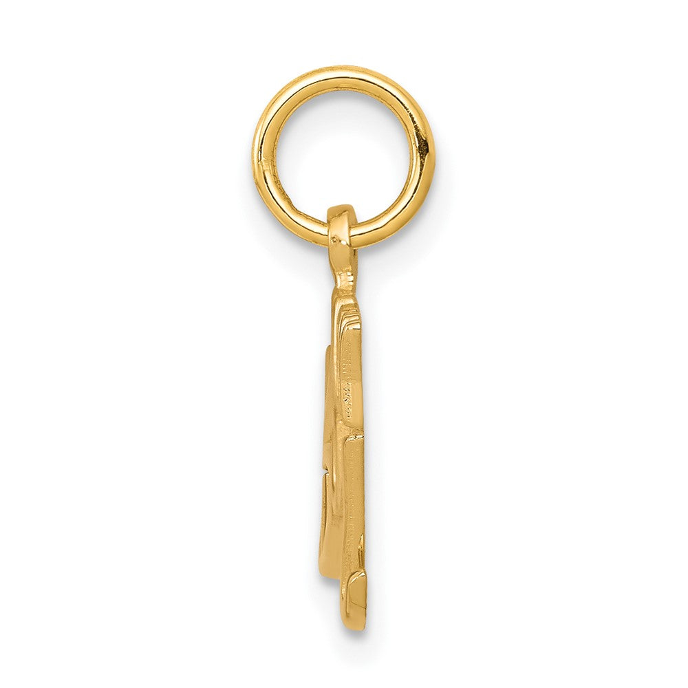 10K Gelbgold Baby Junge Charm