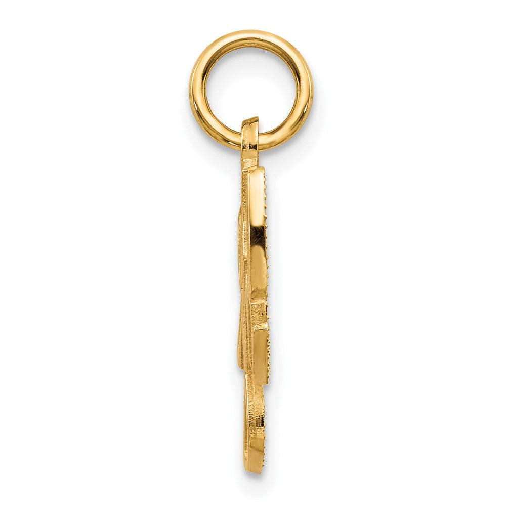 10K Gelbgold Baby Mädchen Charm