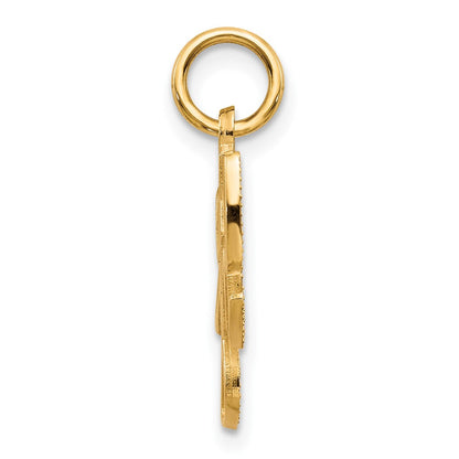 10K Gelbgold Baby Mädchen Charm
