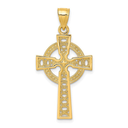10K Gelbgold Iona Kreuz Anhänger