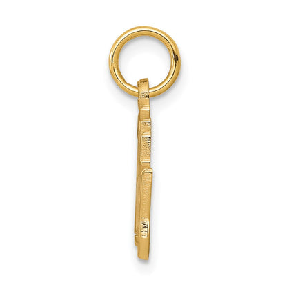 10K Gelbgold 25th Jahrestag Charm