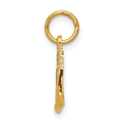 10K Gelbgold 50th Jahrestag Charm