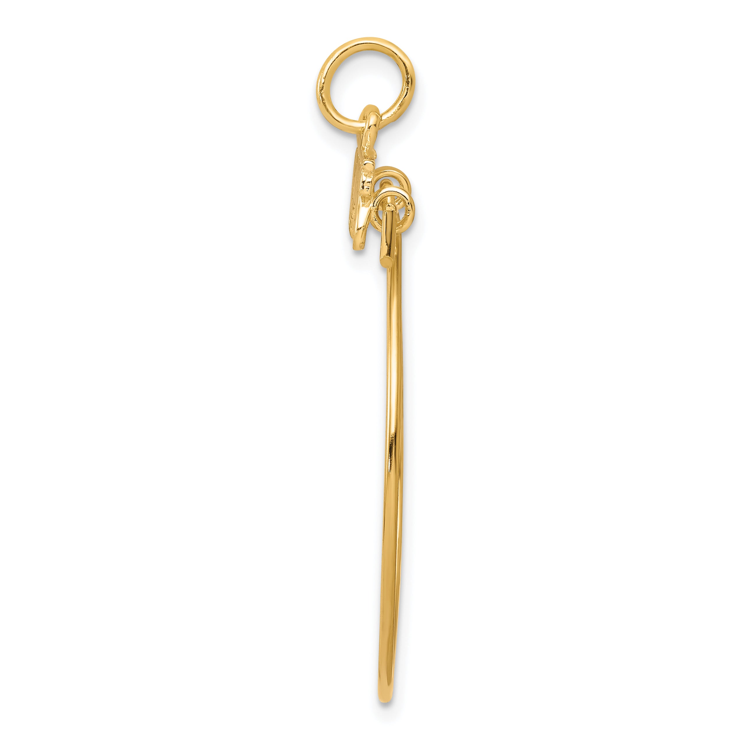 10K Gelbgold Memories Charm Halter