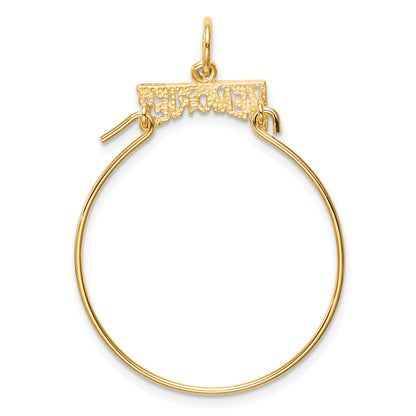 10K Gelbgold Memories Charm Halter