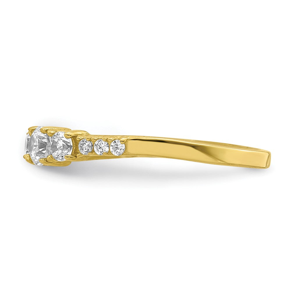 10K Gelbgold 10K Zirkonia Fantasie Kind Ring