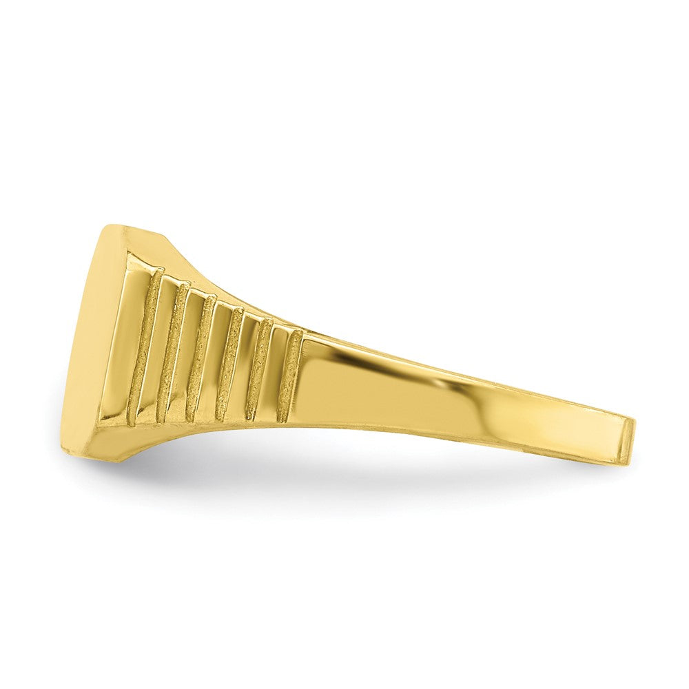10K Gelbgold Siegel Baby Ring