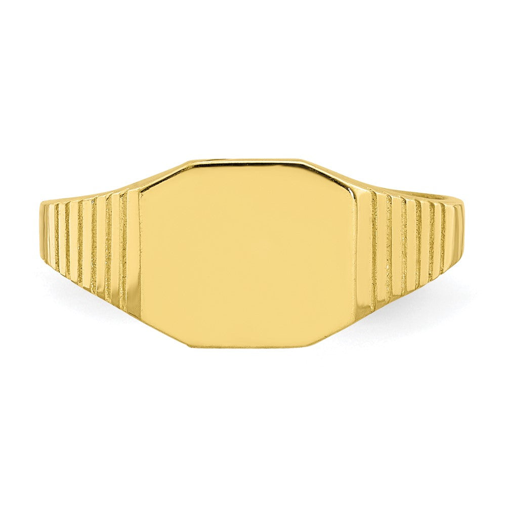 10K Gelbgold Siegel Baby Ring