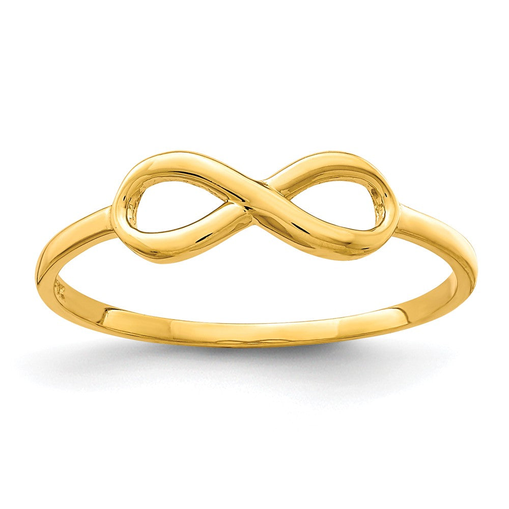 10K Gelbgold Unendlichkeits-Ring
