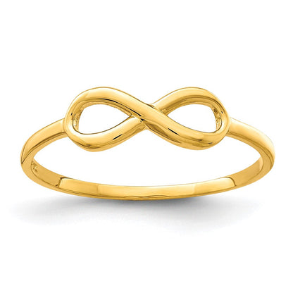 10K Gelbgold Unendlichkeits-Ring