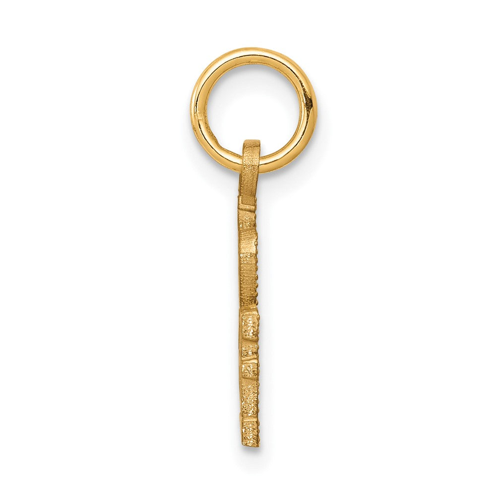 10K Gelbgold I Herz Golf Charm