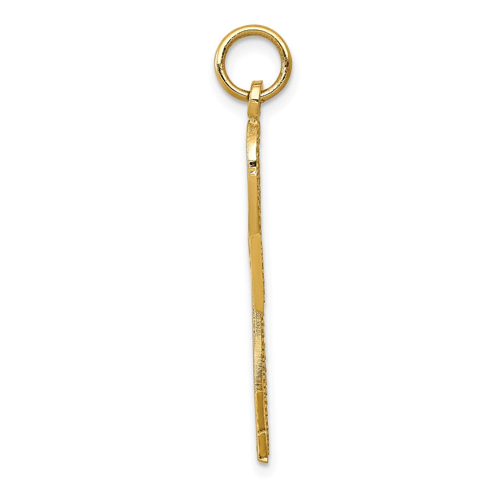10K Gelbgold Ankh Kreuz Charm